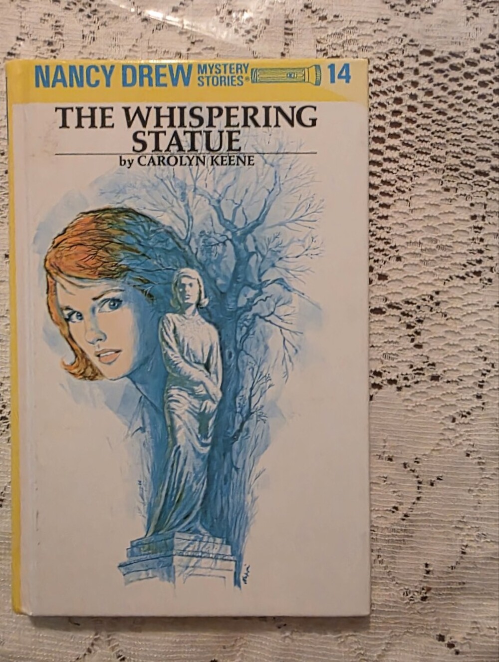 Nancy Drew Mystery Stories #14 The Whispering Statue Carolyn Keene HC  Illus